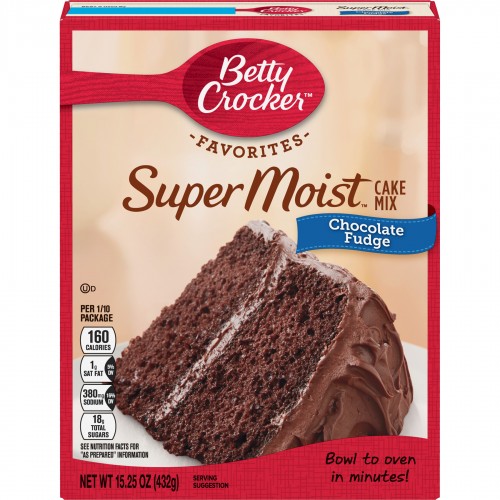 Betty Crocker Super Moist Chocolate Fudge Cake Mix