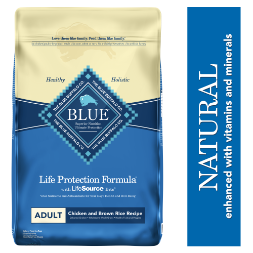 Blue Buffalo Life Protection Formula Chicken and Brown Rice Adult Dry Dog Food, 30-lb