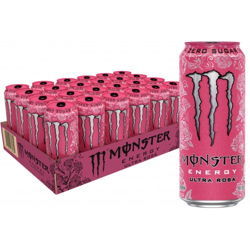 Monster Energy Ultra Rosa, 16 fl oz x 24 cans
