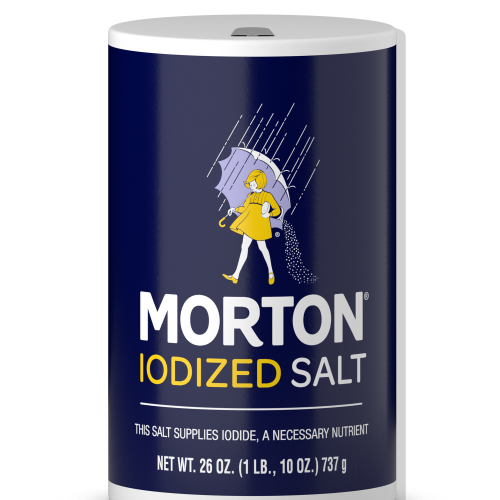 Morton Iodized Table Salt, 26 Oz x 2 packs