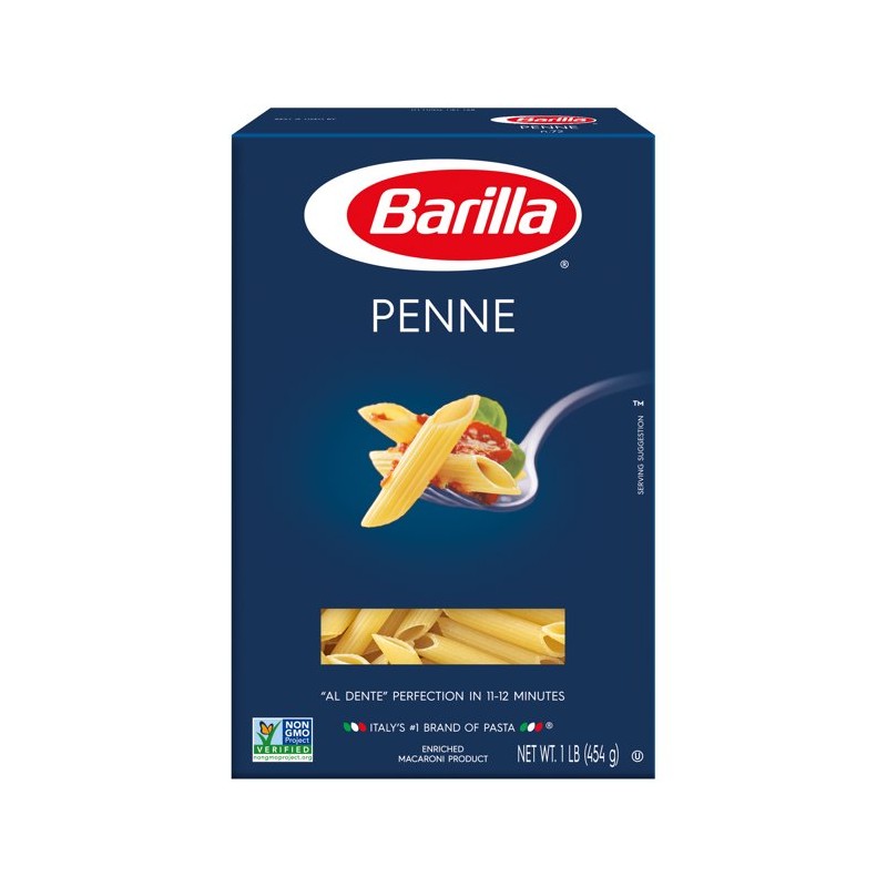 Barilla Classic Blue Box Pasta Penne 16 oz x 1 box