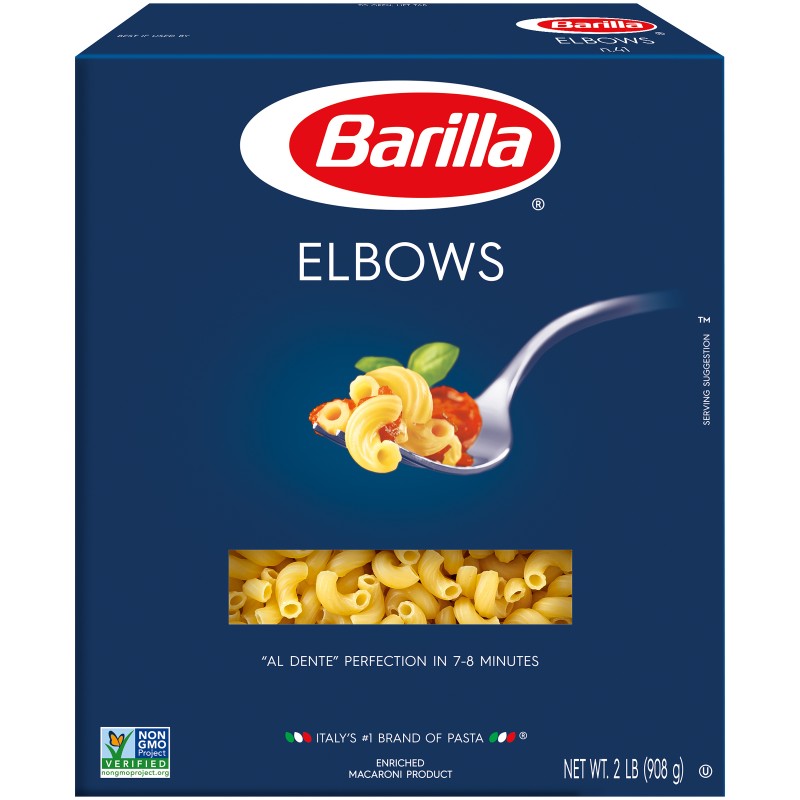Barilla® Classic Blue Box Pasta Elbows 32 oz x 1 pack