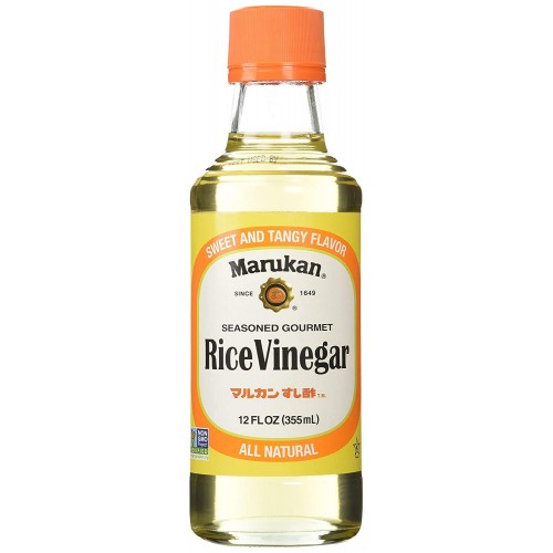 Marukan All Natural Seasoned Gourmet Rice Vinegar, 12 fl x 6 bottles