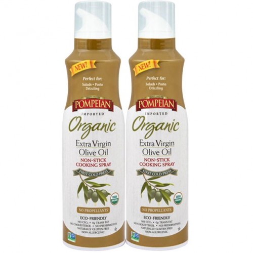 Pompeian Extra Virgin Olive Oil Spray, 5 oz. x 2 bottles