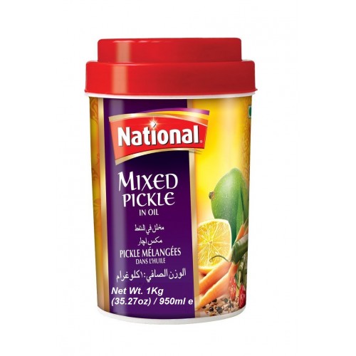 National Mixed Pickle in Oil 1Kg
