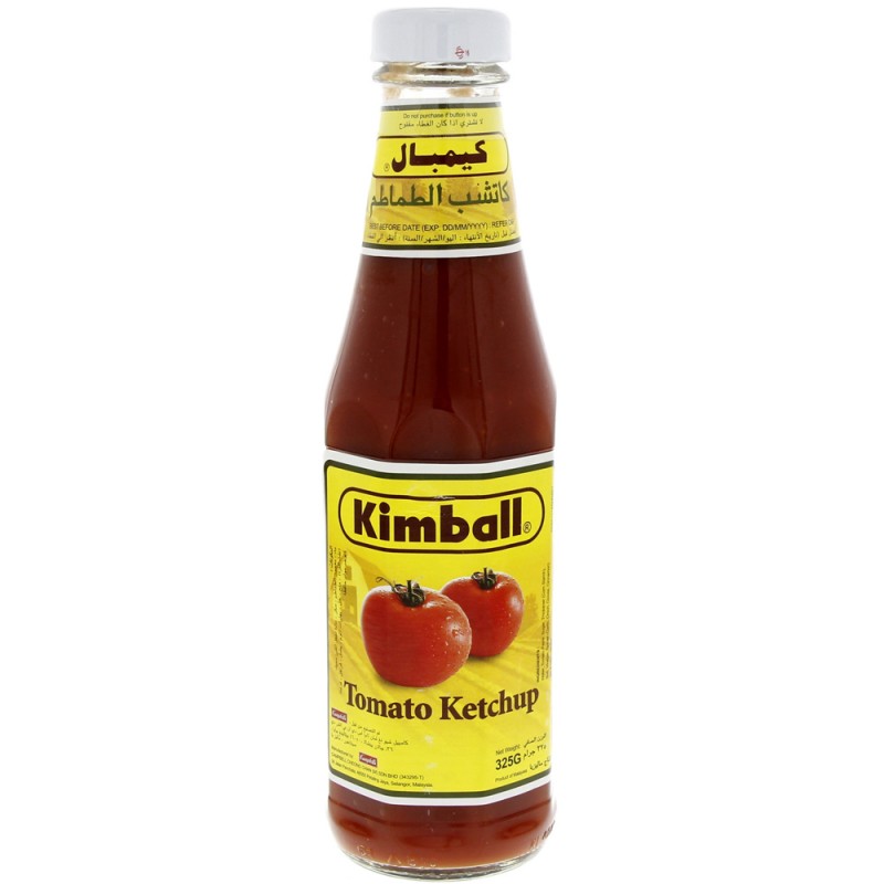 Kimball Tomato Ketchup 325gm x 1 Bottle