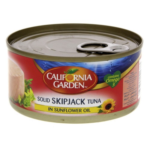 California Garden Solid Skipjack Tuna In Sunflower Oil 170g x 1 can