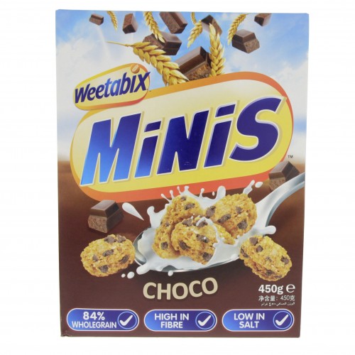 Weetabix Minis Choco 450g x 1 Box