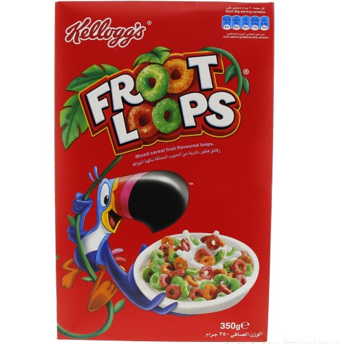 Kellogg's Froot Loops 350g x 1 Box
