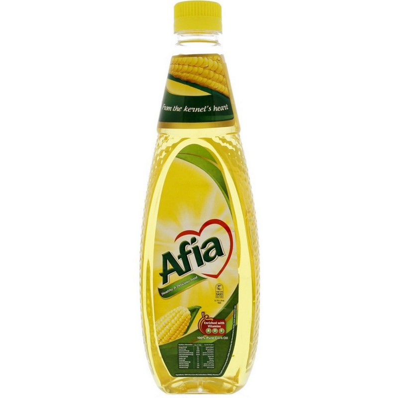 Afia Pure Corn Oil 750ml x 1 Bottle