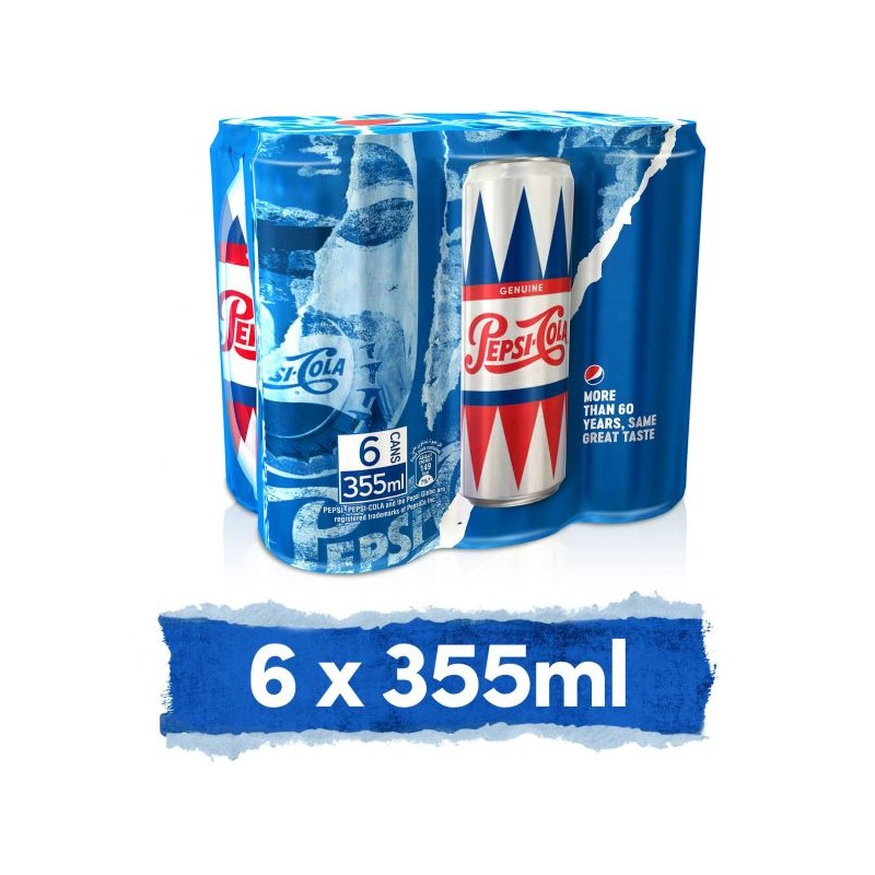 Pepsi Can 355ml x 6