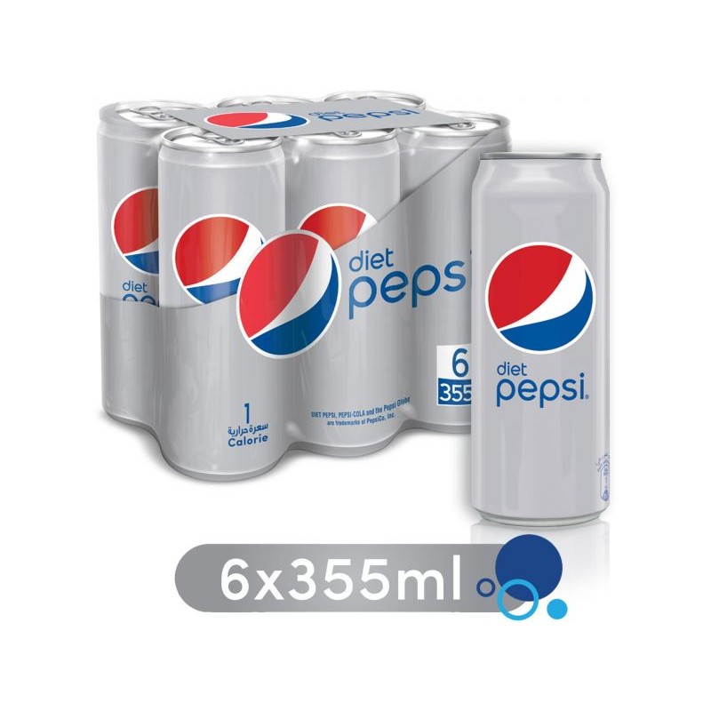 Pepsi Diet 355ml x 6 pcs