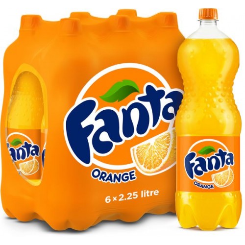 Fanta Orange 2.25 Litre x 6 pcs