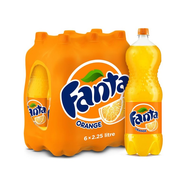 Fanta Orange 2.25 Litre x 6 pcs