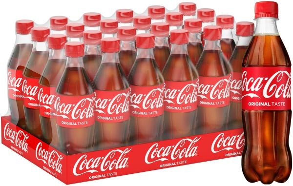 Coca Cola Original Bottle 500ml, Pack of 24, Cool Algeria