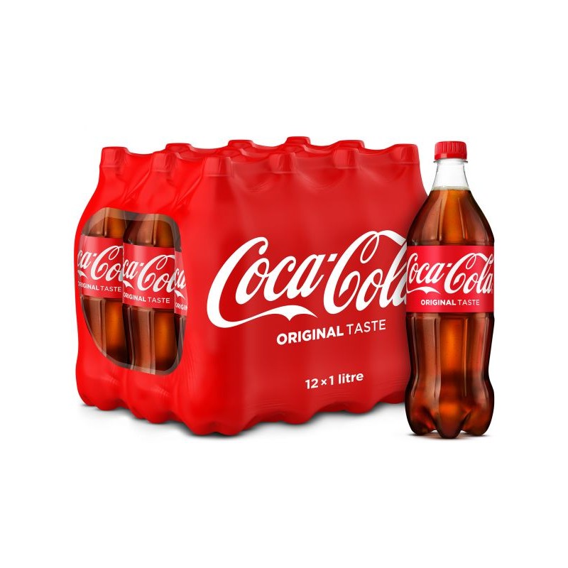 Coca-Cola Regular 1 Litre x 12 pcs