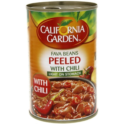 California Garden Fava Beans Peeled With Chilli 450g x 1 pc