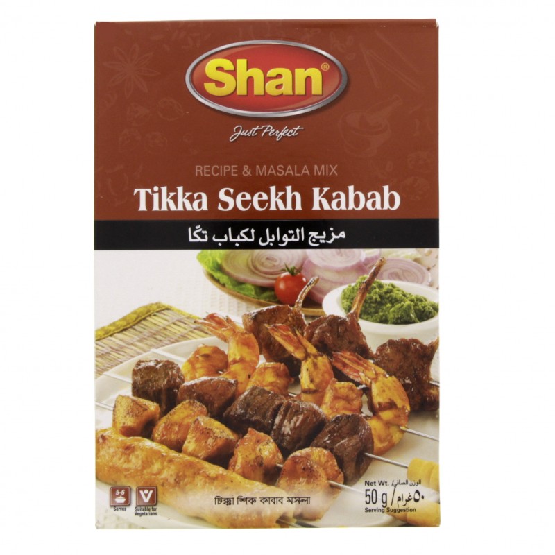 Shan Tikka Seekh Kabab Masala 50g x 1 pc