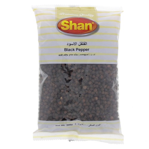 Shan Black Pepper Whole 200g x 1 pc