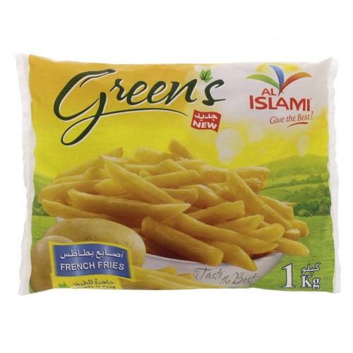 Al Islami Greens French Fries 1 kg x 1 bag