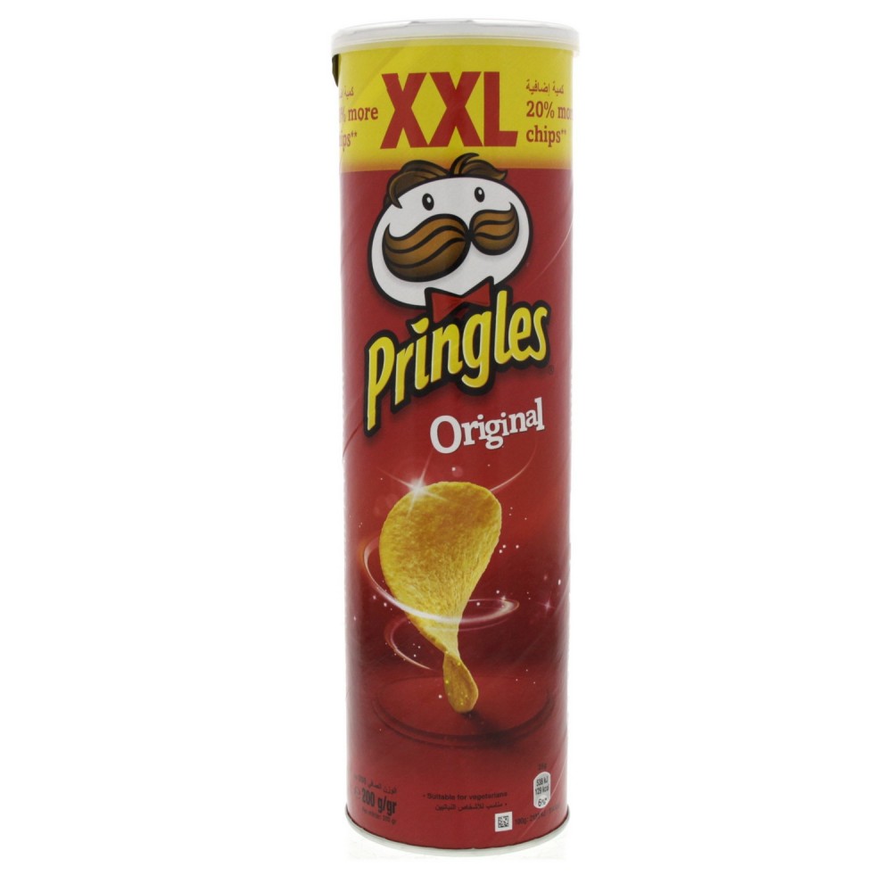 Pringles Original Chips XXL 200g x 1 pc - My247Mart |1ST HALAL STORE ...