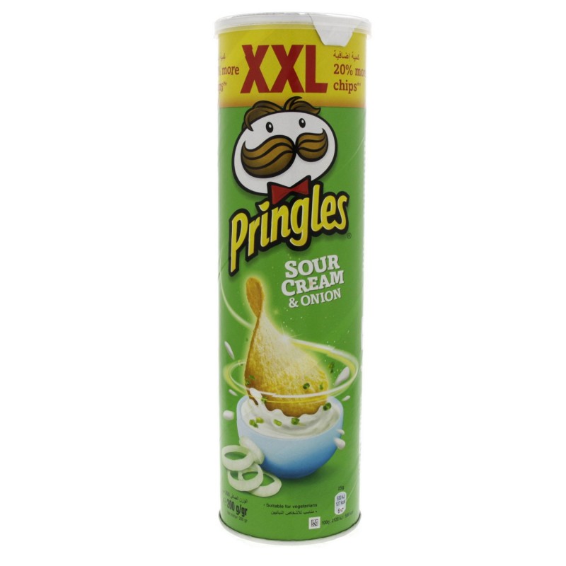 Pringles Sour Cream And Onion Flavoured Chips XXL 200g x 1 pc