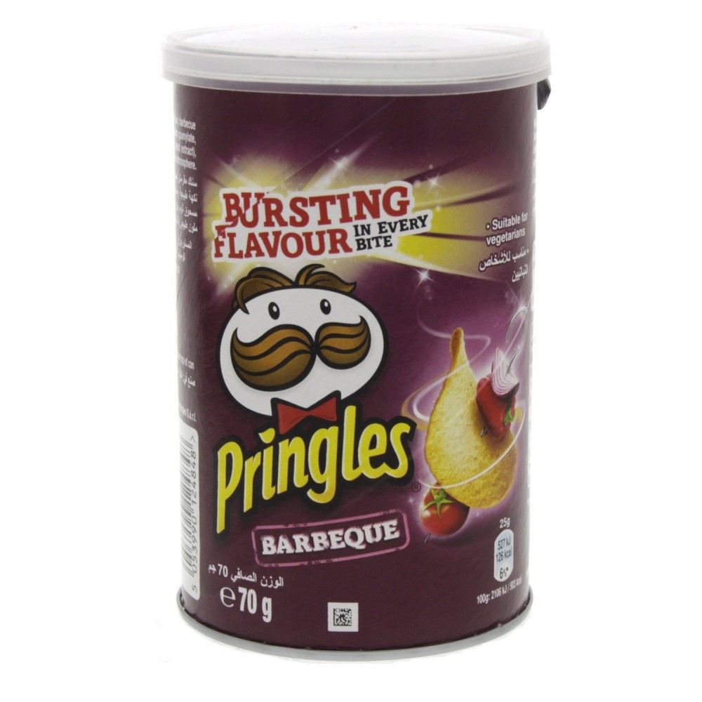 Pringles Barbeque Bursting Flavour 70g x 1 pc - My247Mart |1ST HALAL ...