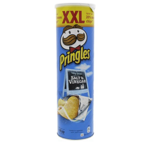 Pringles Salt And Vinegar Flavoured chips XXL 200g x 1 pc