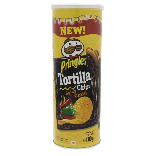 Pringles Tortilla Chips Spicy Chilli 160g x 1 pc