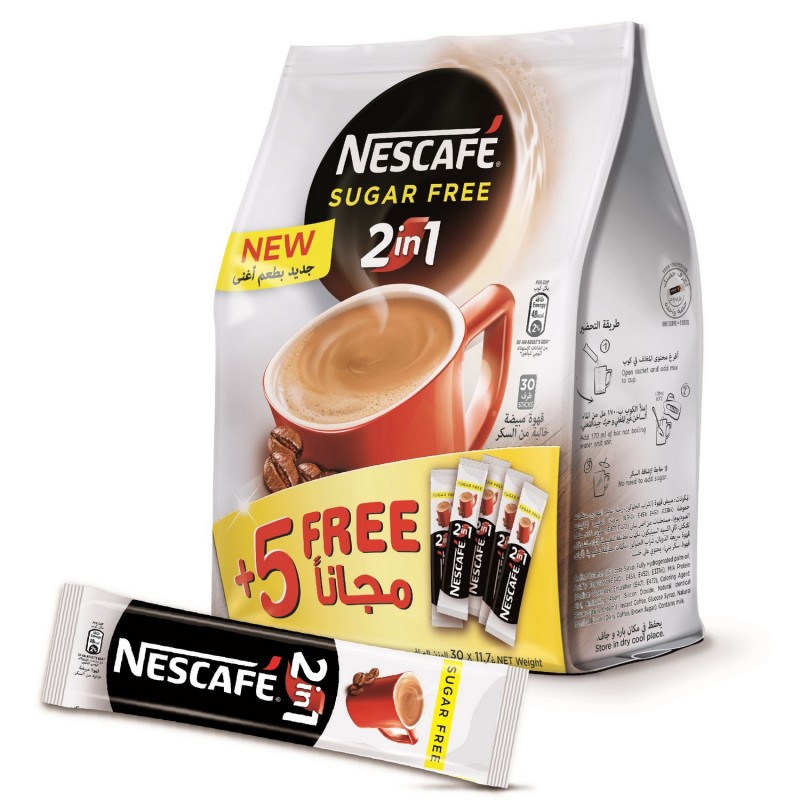 Nescafe 2in1 Sugar Free Coffee 11.7mg x 30pcs
