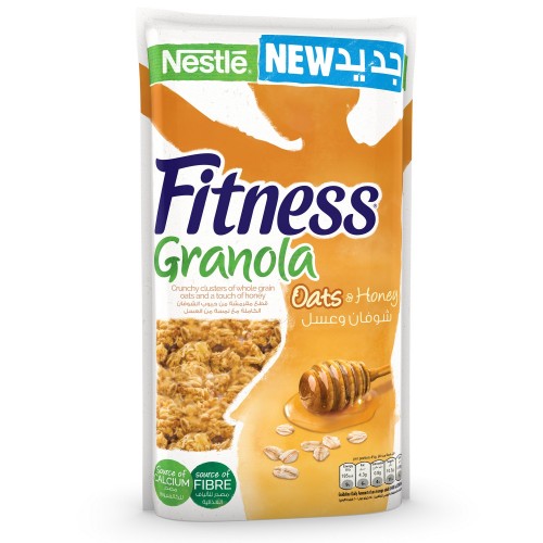 Nestle Fitness Granola Honey Cereal Bag 300g