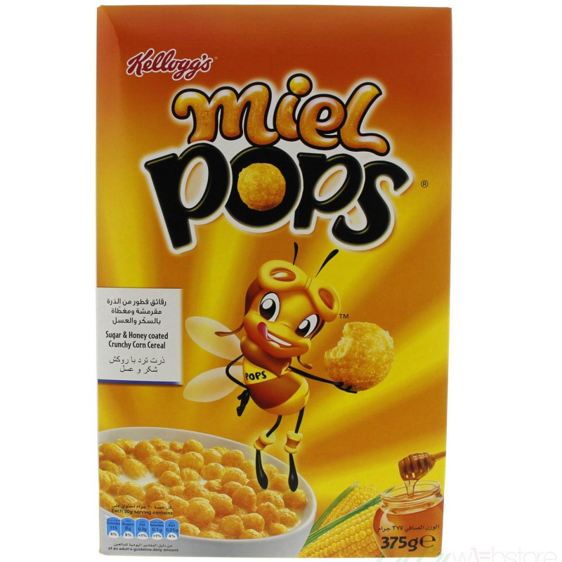 Kellogg's Miel Pops 375g x 1pc