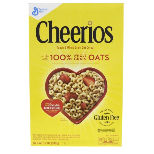 General Mills Cheerios Toasted Whole Grain Oat Cereal 340g x 1pc