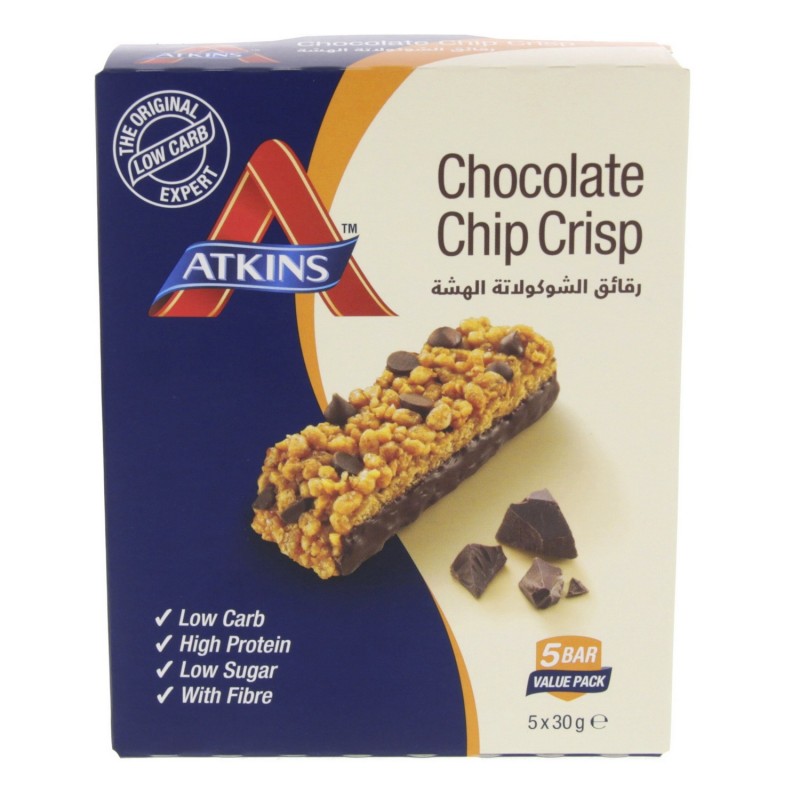 Atkins Chocolate Chip Crisp 30g x 5pcs