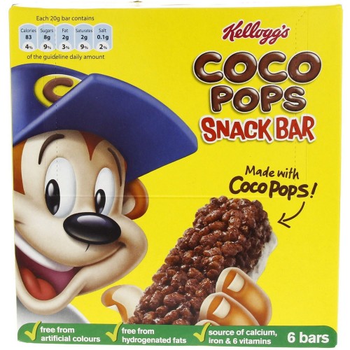Kellogg's Coco Pops Snack Bar 20g x 6pcs