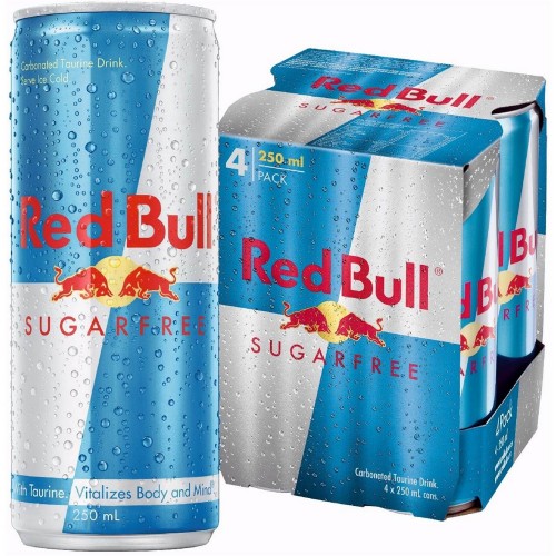 Red Bull Energy Drink Sugar-Free 250ml x 4pcs