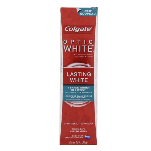 Colgate Optic White Toothpaste Lasting White 75ml x 1 pack