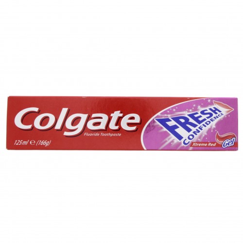 Colgate Toothpaste Fresh Confidence Extreme Gel Red 125ml x 1 pack