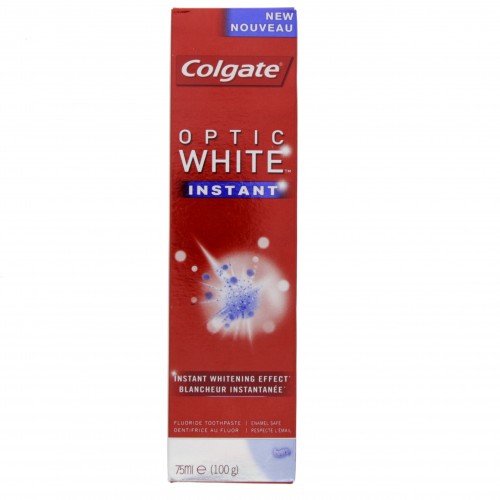 Colgate Fluoride Toothpaste Optic White Instant 75ml x 1 pc
