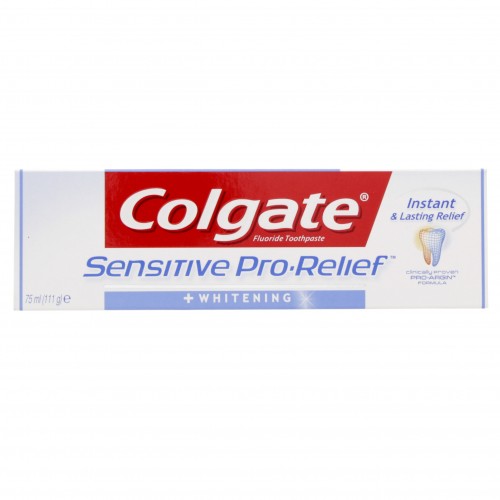 Colgate Fluoride Toothpaste Sensitive Pro-Relief Whitening 75ml x 1 pc