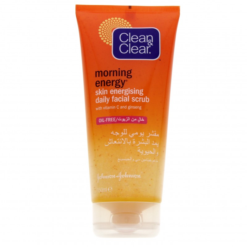 Clean & Clear Morning Energy Daily Facial Scrub 150ml x 1 pc