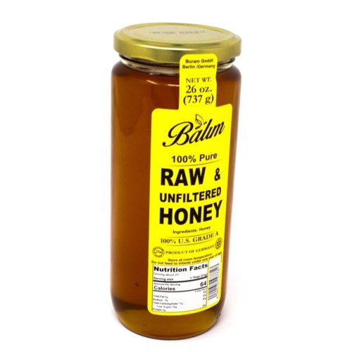 Balum Raw Unfiltered Honey 26 oz(737g) x 1 pc
