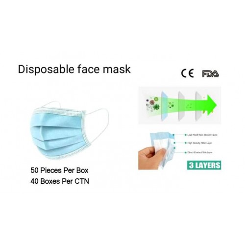 For Booking Orders-3Ply Face Mask