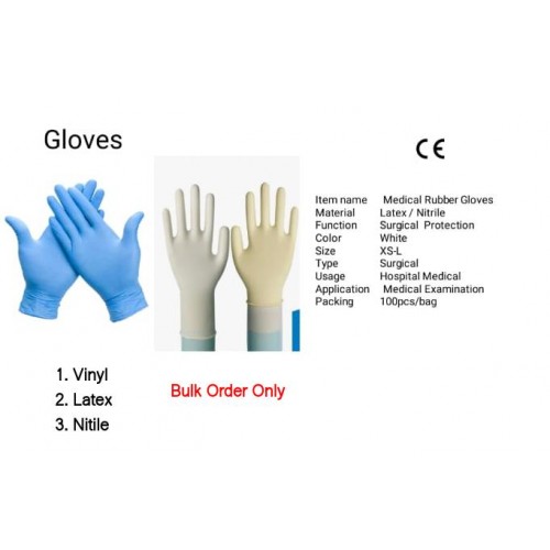 For Booking Orders-Gloves-Vinyl-Latex-Nitrile